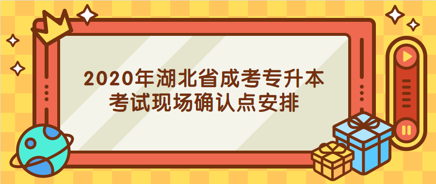 2020年湖北省成考专升本考试现场确认点安排