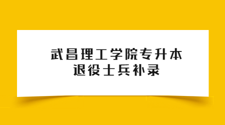 武昌理工学院专升本退役士兵补录.jpg